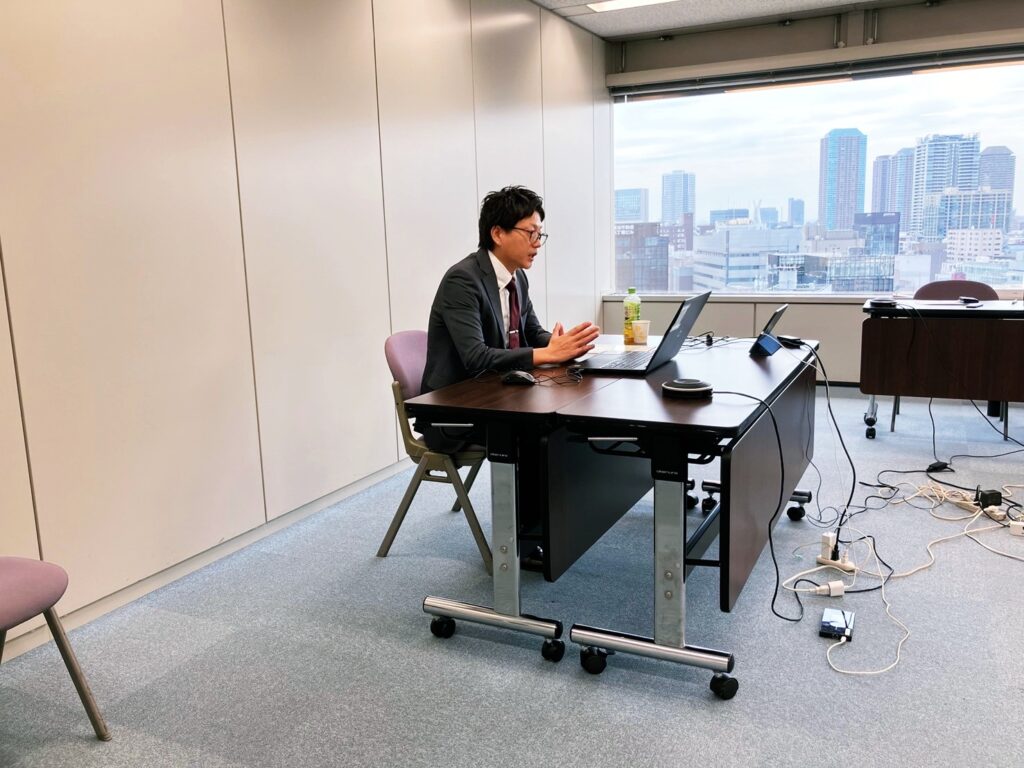 東京都信用金庫協会オンラインセミナー時の画像